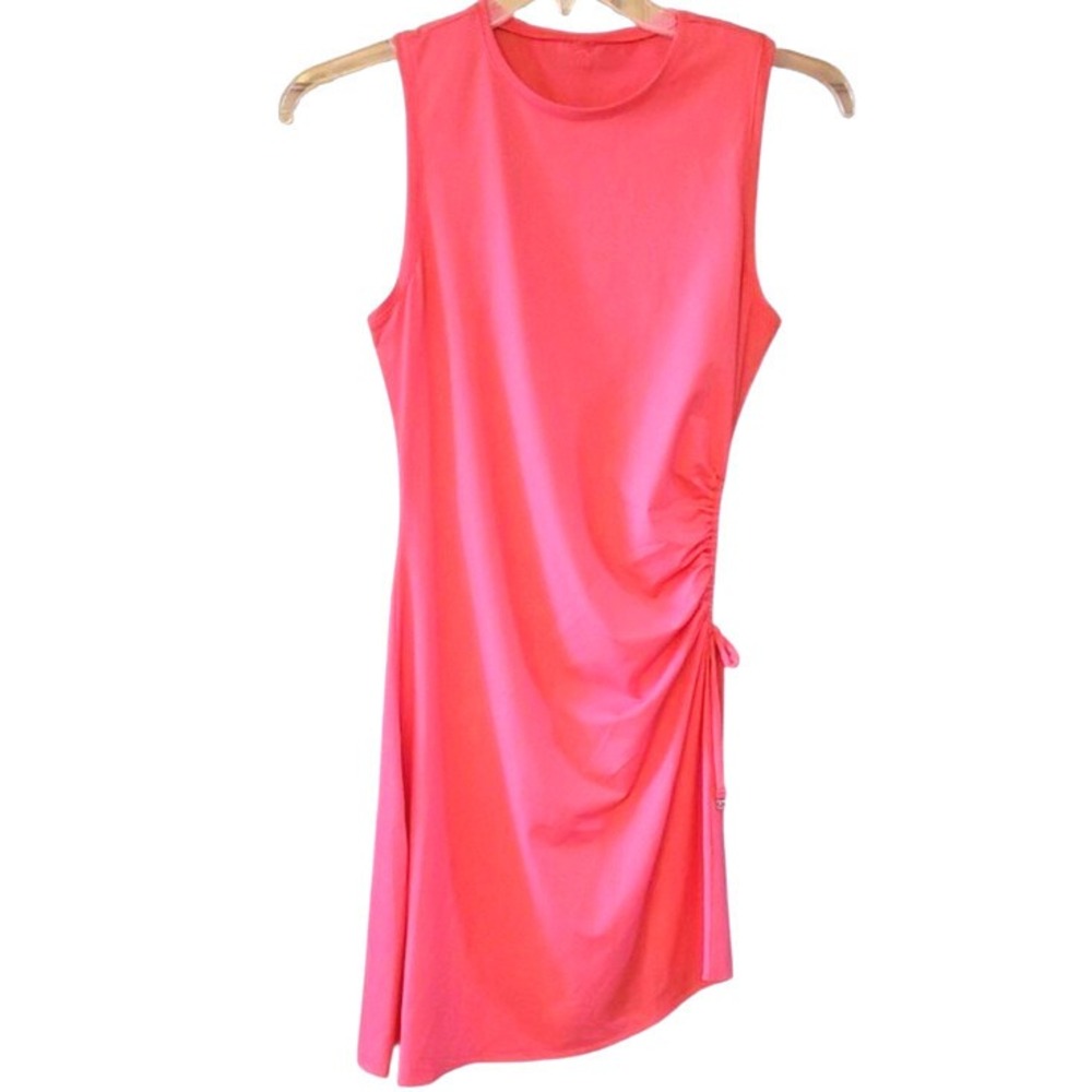 Victoria's Secret Beachwear‎ Swim Mini Sleeveless Pink Side-Ruching Dress